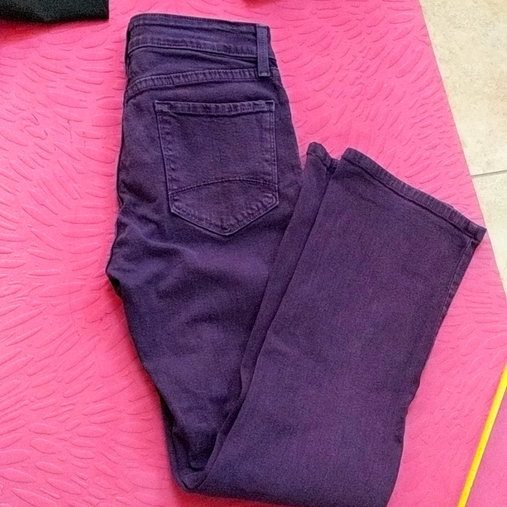 Nydi purple jeans size 0p length 37 inches instream 26.5 inches